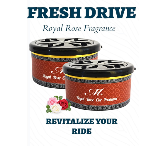 Fresh Drive Royal Rose Fragrance Car Freshener
